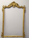 French Antique Louis XV - Crrested Mirror